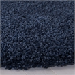 Hawthorne Collection Navy Shag Rug - Round 4'