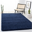 Hawthorne Collection Navy Shag Rug - 5'1