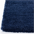Hawthorne Collection Navy Shag Rug - 5'1