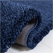 Hawthorne Collection Navy Shag Rug - 5'1