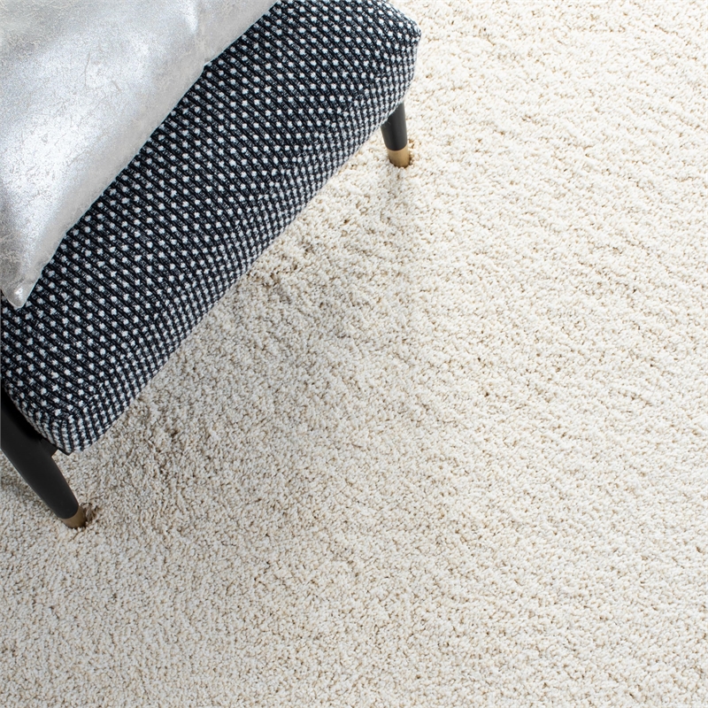 Hawthorne Collection Navy Shag Rug - Runner 2' x 6'