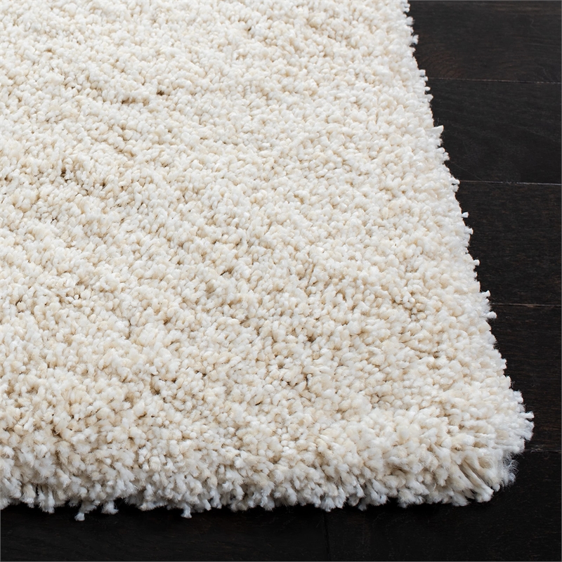 Hawthorne Collection Navy Shag Rug - Runner 2' x 6'