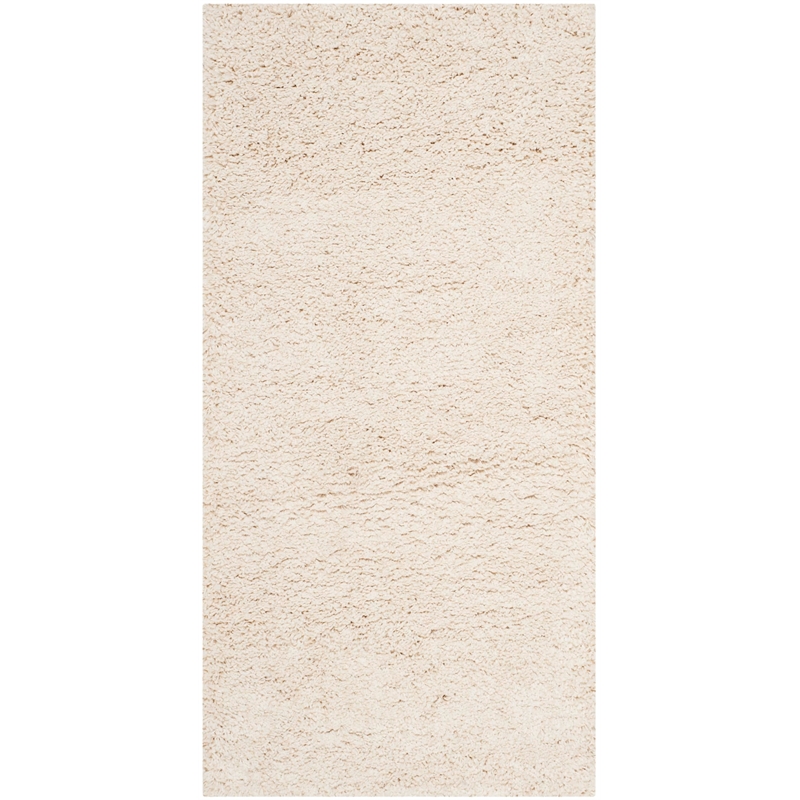 Hawthorne Collection Navy Shag Rug - Runner 2' x 6'