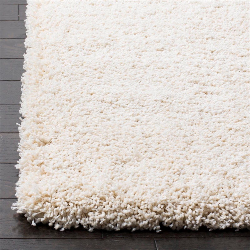 Hawthorne Collection Navy Shag Rug - Runner 2' x 6'