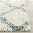 Hawthorne Collection Ivory Shag Rug - 8' x 10'