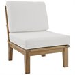 Hawthorne Collection 8-Piece Solid Teak Wood Patio Sofa Set in Natural/White