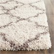 Hawthorne Collection 6' X 9' Power Loomed Rug in Ivory and Gray