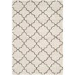 Hawthorne Collection 6' X 9' Power Loomed Rug in Ivory and Gray