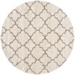 Hawthorne Collection 6' X 9' Power Loomed Rug in Ivory and Gray