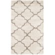 Hawthorne Collection 8' X 10' Power Loomed Rug in Ivory and Gray