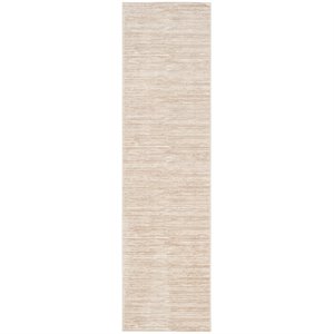 Hawthorne Collection 4' X 6' Power Loomed Rug in Creme