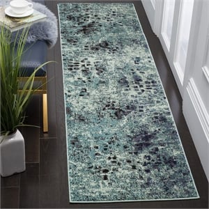 Hawthorne Collection 2' 2&quot X 8' Rug in Light Blue