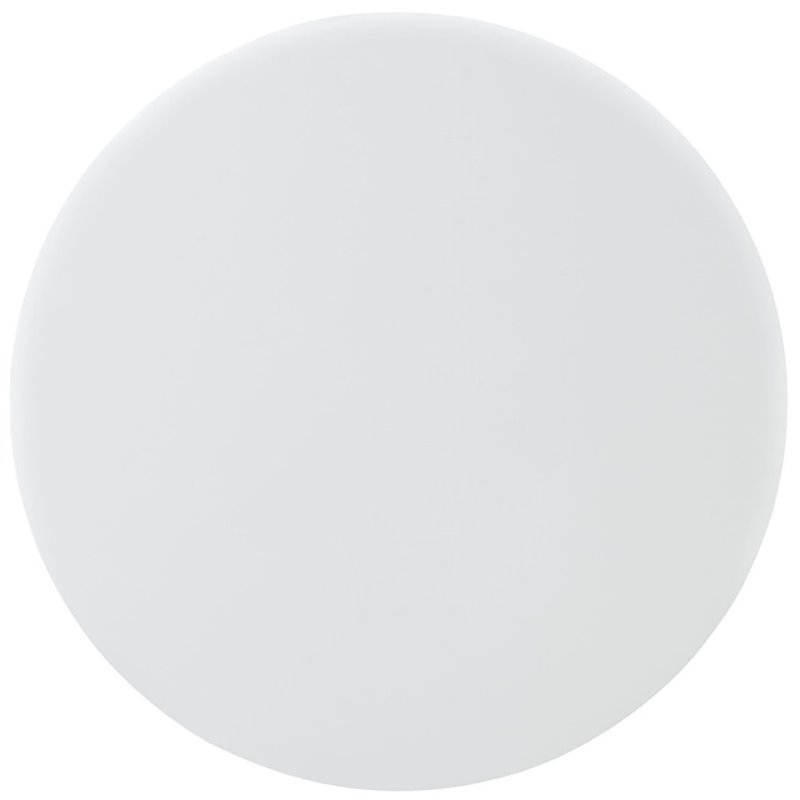 Hawthorne Collection Wood White Dining Table Round 35.5