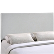 Hawthorne Collections Fabric Sky Gray Panel Headboard Contemporary 78.5