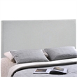 Hawthorne Collections Fabric Sky Gray Panel Headboard Contemporary 78.5