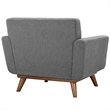 Hawthorne Collection Accent Chair in Gray (Set of 2)
