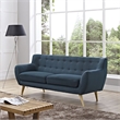 Hawthorne Collection Fabric Sofa in Azure