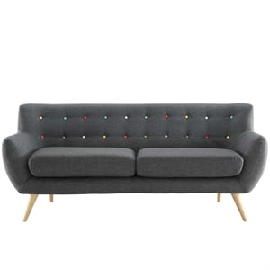 Hawthorne Collection Fabric Sofa in Gray