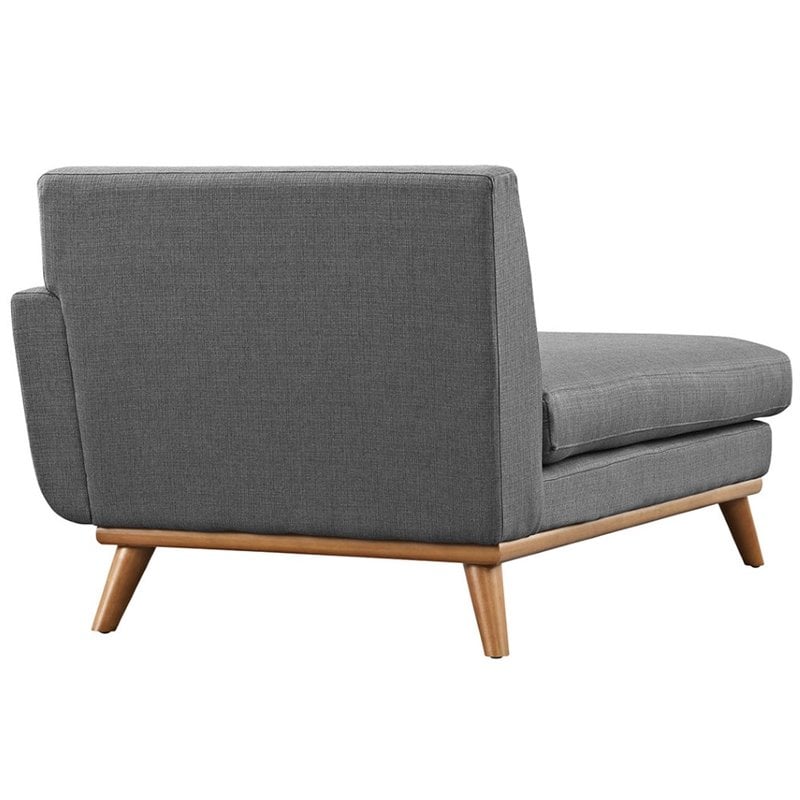 Hawthorne Collection Right Arm Chaise Lounge in Gray