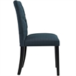 Hawthorne Collection Fabric Upholstered Dining Side Chair in Azure