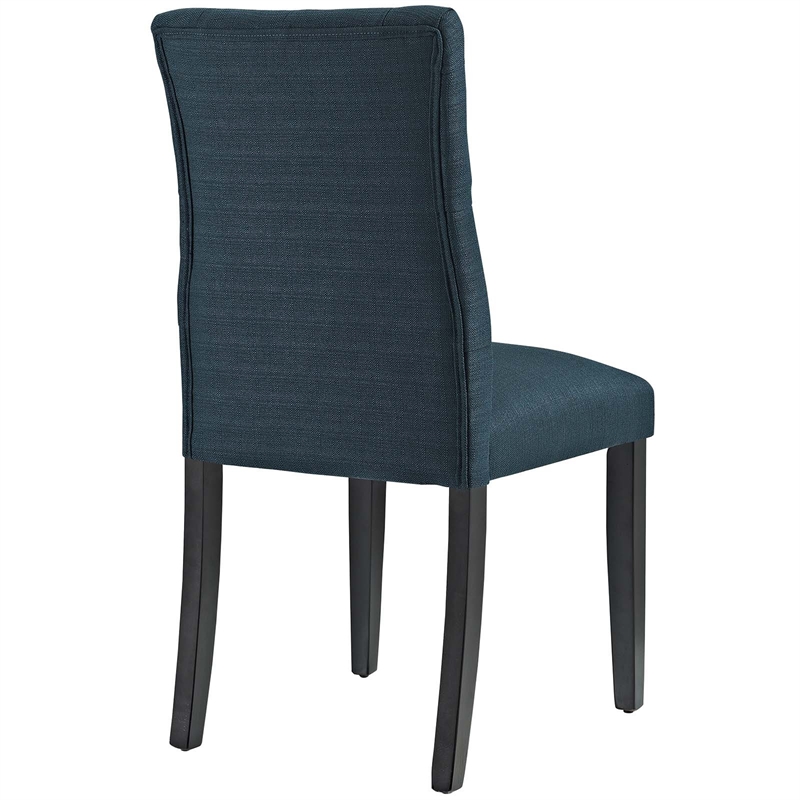 Hawthorne Collection Fabric Upholstered Dining Side Chair in Azure