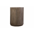 Hawthorne Collections Mango Wood Gray Wash End Table Round 24