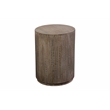 Hawthorne Collections Mango Wood Gray Wash End Table Round 24