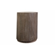 Hawthorne Collections Mango Wood Gray Wash End Table Round 24