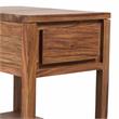 Avalon Mid-Century Modern Sheesham Wood End Table With Drawer