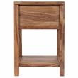 Avalon Mid-Century Modern Sheesham Wood End Table With Drawer