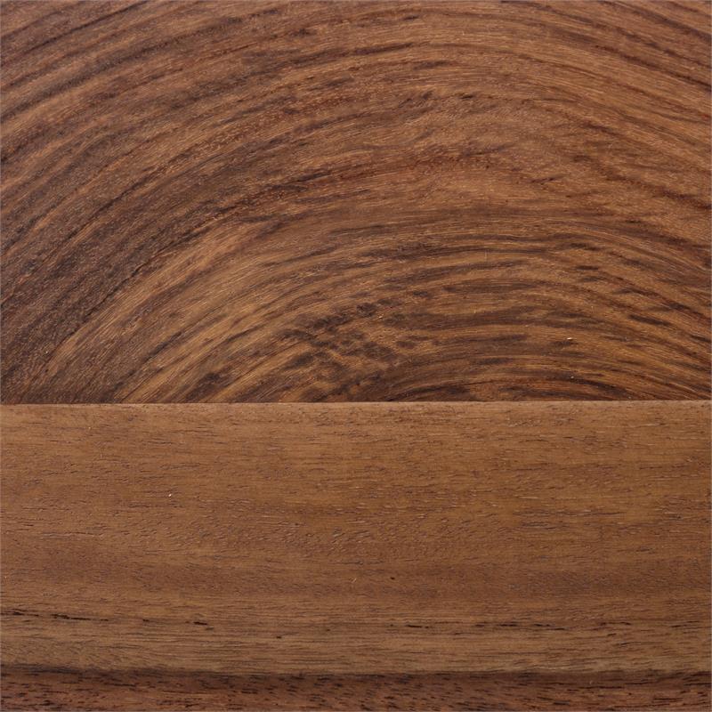 Hawthorne Collections Modern 6-Shelf Wood Bookcase in Natural Brown