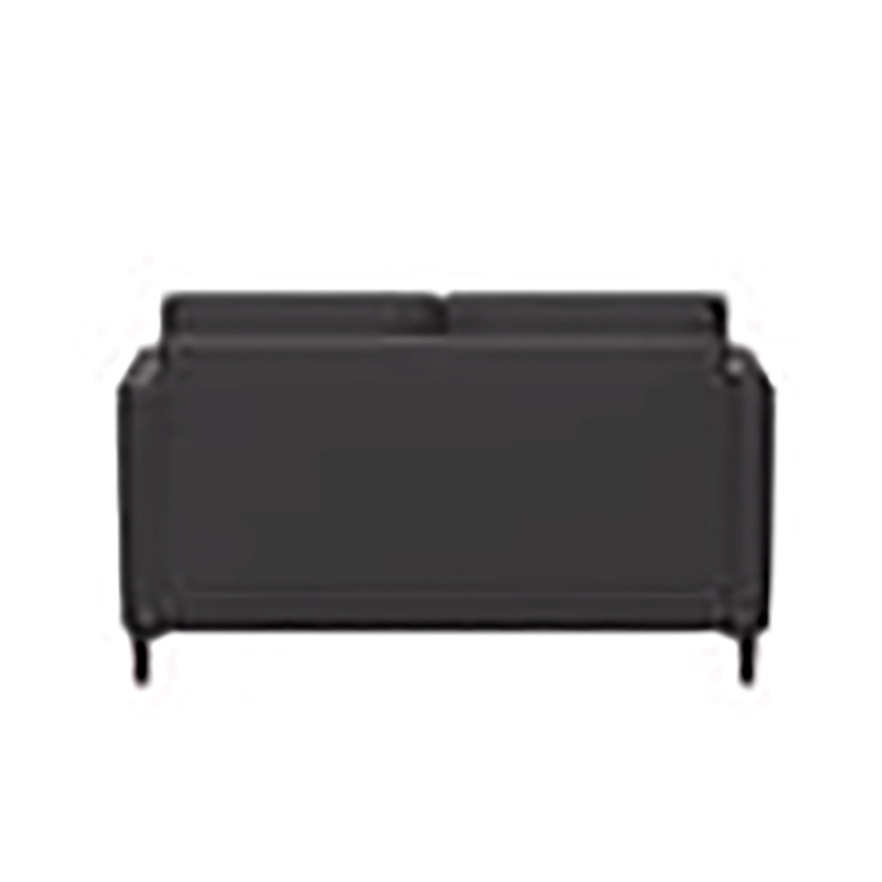 Hawthorne Collections Transitional Fabric Loveseat in Heather Gray