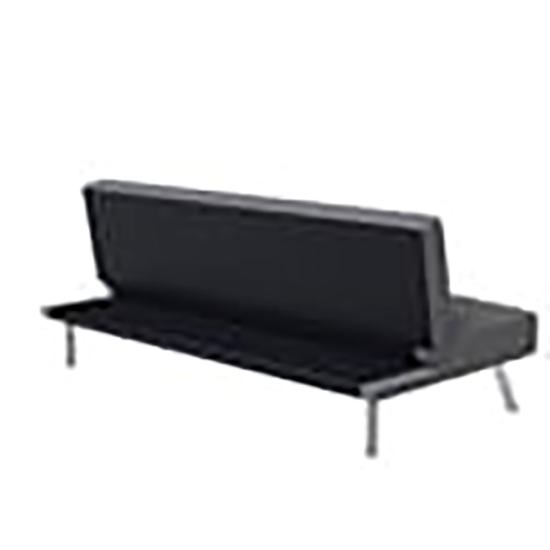 Hawthorne Collections Tufted Contemporary Fabric Sleeper Sofa in Charcoal