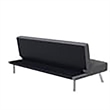 Hawthorne Collections Tufted Contemporary Fabric Sleeper Sofa in Charcoal