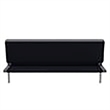 Hawthorne Collections Tufted Contemporary Fabric Sleeper Sofa in Charcoal