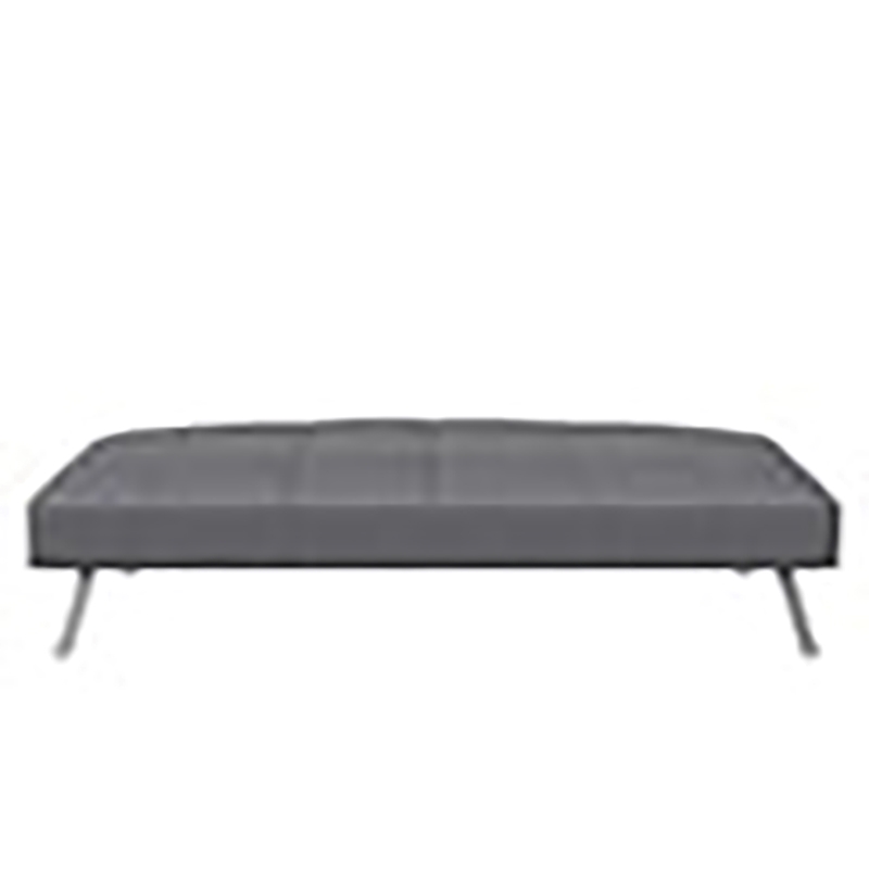 Hawthorne Collections Tufted Contemporary Fabric Sleeper Sofa in Charcoal