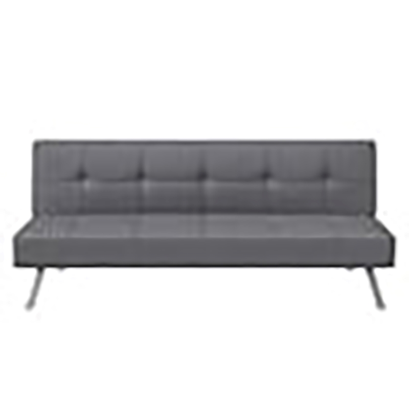 Hawthorne Collections Tufted Contemporary Fabric Sleeper Sofa in Charcoal
