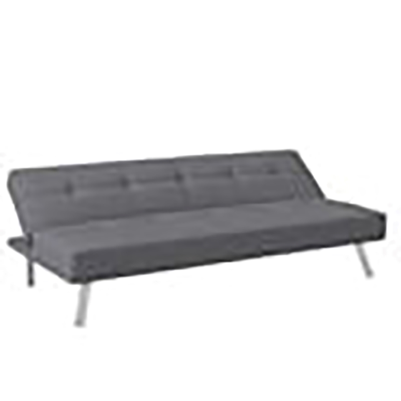 Hawthorne Collections Tufted Contemporary Fabric Sleeper Sofa in Charcoal
