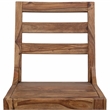 Avalon Mid-Century Modern Sheesham Dining Chair in Natural (Set of 2)