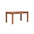 Avalon Mid-Century Modern Sheesham Wood 52 Dining Table with Butterfly Extension