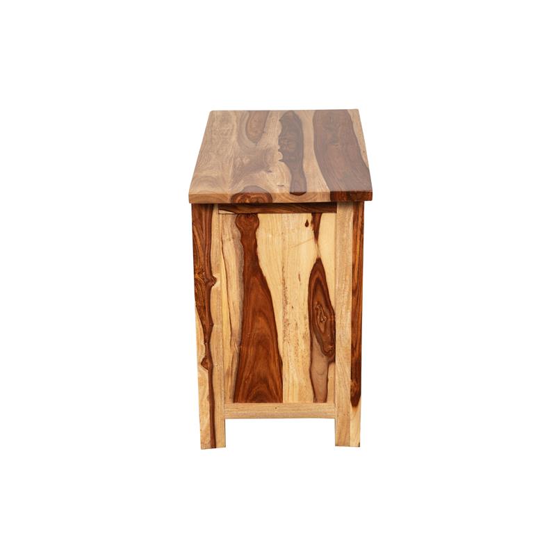 Missoula Solid Wood Brown Nightstand Rectangular 26