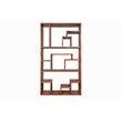 Urban Contemporary Asymmetric Solid Sheesham Wood Bookshelf