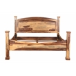 Hawthorne Collections Solid Wood Natural Bed King Size 58