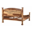 Hawthorne Collections Solid Wood Natural Bed King Size 58