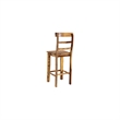 Hawthorne Collections 30'' Ladderback Wood Slat Back Bar Chair in Natural (Set of 2)