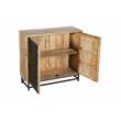 Honeycomb Solid Mango Wood Two Door Cabinet