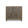 Honeycomb Solid Mango Wood Two Door Cabinet