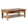 Sante Fe Solid Sheesham Wood Coffee Table w/ Drawer