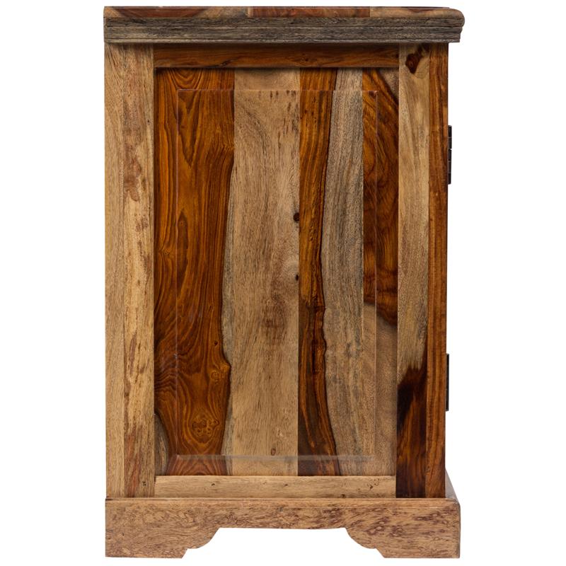 Hawthorne Collections Solid Wood Brown TV Stand Rectangular 64