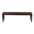 Hawthorne Collections Solid Sheesham Wood Dining Bench - Gray